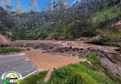 GAD Quimiag y Prefectura de Chimborazo actúan con rapidez ante desbordamiento de la quebrada en Puculpala
