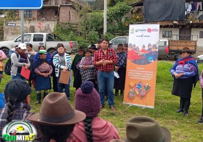 GAD Quimiag y Warmi Rikchari entregan insumos a organizaciones de mujeres para producción de bioinsumos Bocashí