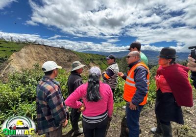 Gestión de Maquinaria para intervenir en la zona afectada de la comunidad de Puculpala