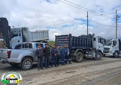 Trabajos De Limpieza De La Plataforma Del Canal De Riego En La Comunidad De Puculpala