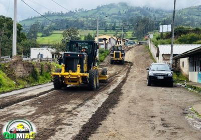 Trabajos De Mejoramiento Vial En La Cabecera Parroquial