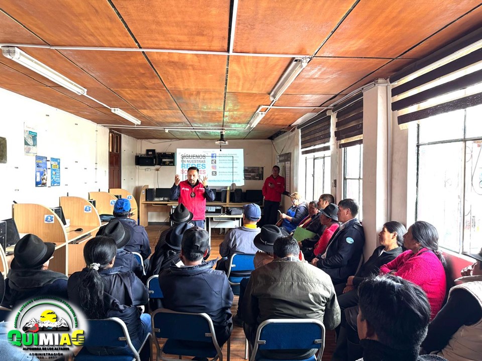 Capacitación en el tema de "Seguridad en Actividades de Turismo, Prevención de Incendios y Manejo de Extintores"