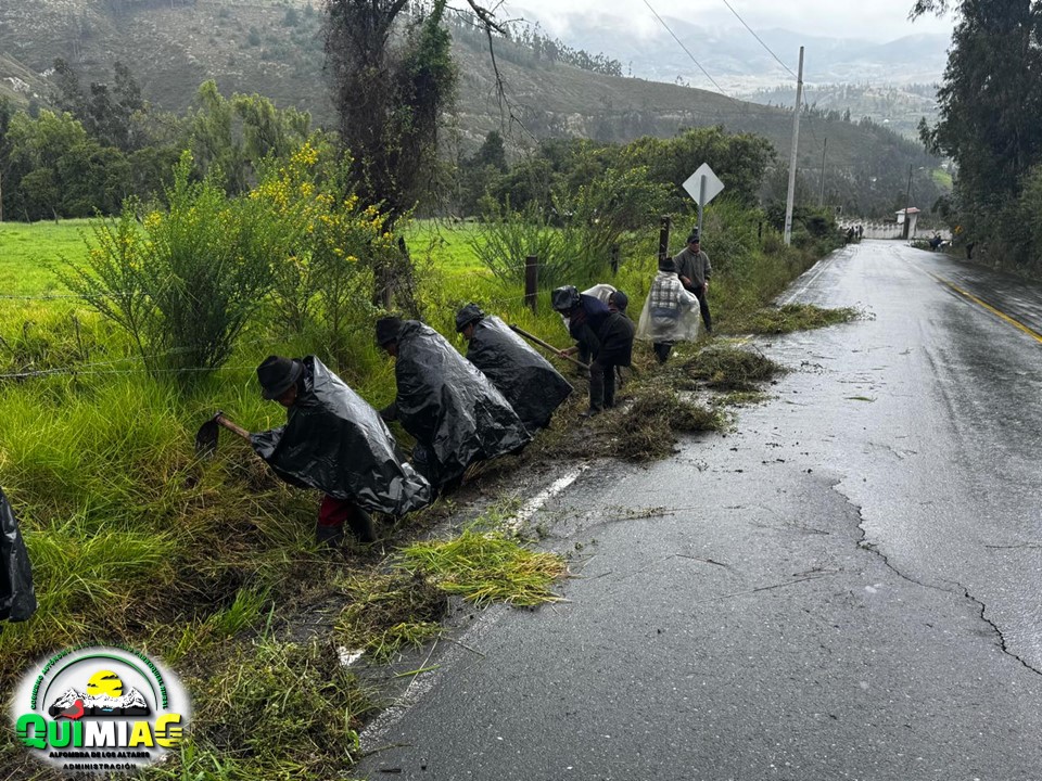 Minga General de Limpieza Organizada por el Gad Parroquial Quimiag