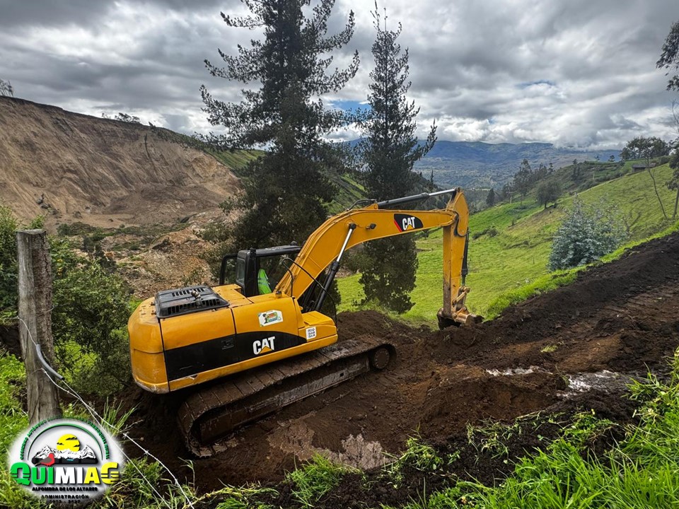 Gestión de Maquinaria para intervenir en la zona afectada de la comunidad de Puculpala